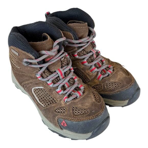Boys Vasque Breeze III Hiking Boots Brown Waterproof Size 2 - Picture 1 of 12